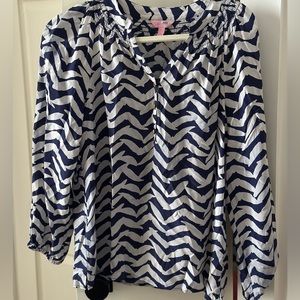 Lilly Pulitzer Silky Blouse